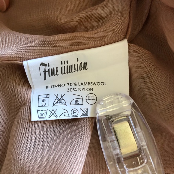 Petites Friendly Tan Mini Dress with Beaded Neckline - Picture 9 of 10